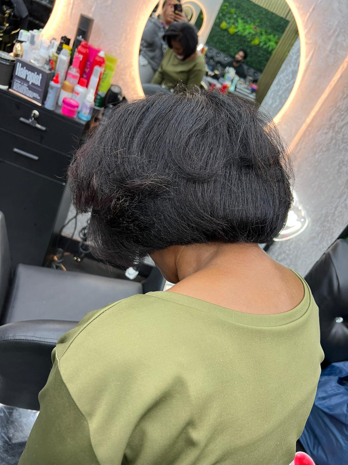 HairByKiyah — short bob cut